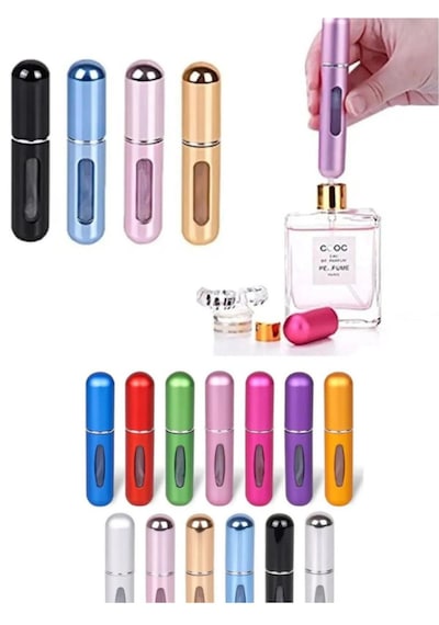Cep Parfüm Şişesi Çanta İçi Mini Doldurulabilir Seyahat Yedek Parfüm Şişesi 5 Ml
