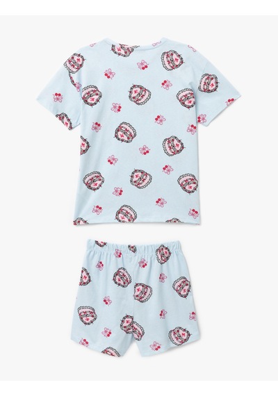 Koton Pamuklu Baskılı Kısa Kollu Kadın Şortlu Pijama Takımı Pembe Desenli 5slk40066mk Pembe Desenli Pembe Koton Pamuklu Baskılı Kısa Kollu Kadın Şortlu Pijama Takımı Pembe Desenli 5slk40066mk Pembe Desenli Pembe