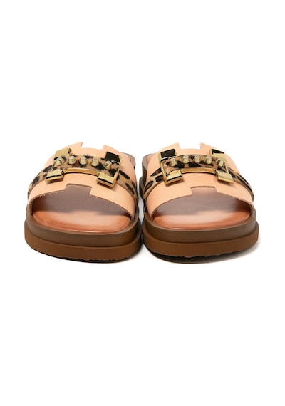 146 Camel Terlik Kadın 26215 Myconian 2025 Greek Sandal Açık Kahverengi