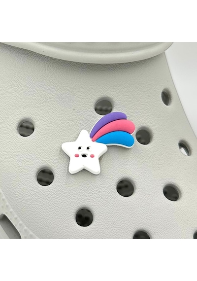 Crocs Terlik Süsü Ve Aksesuarı , Çanta Süsü Jibbitz 3d Kuyruklı Yıldız 03 Logo Aksesuar Mor-pembe-bebe Mavi Crocs Terlik Süsü Ve Aksesuarı , Çanta Süsü Jibbitz 3d Kuyruklı Yıldız 03 Logo Aksesuar Mor-pembe-bebe Mavi