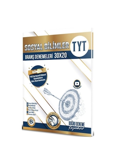 TYT Sosyal Bilimler 30x20 Branş Deneme - Bilgi Sarmal Yayınları