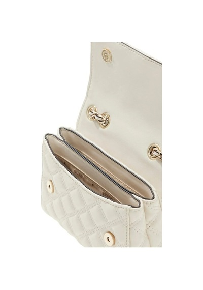 Guess Giully Ii Kadın Omuz Çantası-qg967374 Ekru