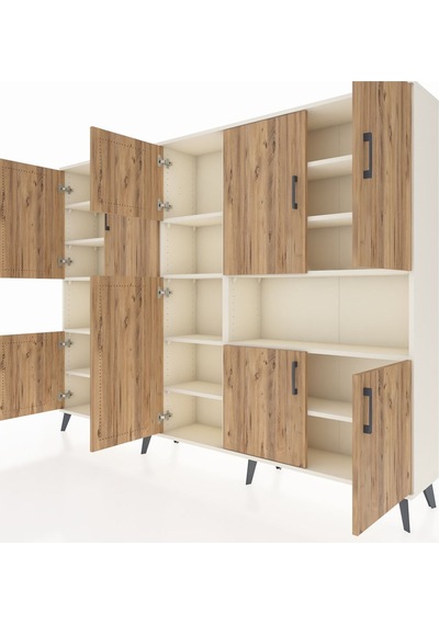 Arges Dolap 14 Raflı 10 Kapaklı 220x30x163 Aytaşı-çam/aytaşı Atlas Çam/aytası - Aytası Arges Dolap 14 Raflı 10 Kapaklı 220x30x163 Aytaşı-çam/aytaşı Atlas Çam/aytası - Aytası