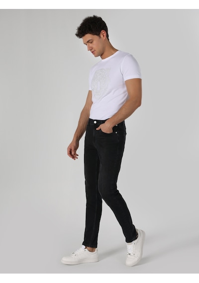 Colin's 041 Danny Slim Fit Düşük Bel Dar Paça Siyah Erkek Jean Pantolon CL1063847_Q1.V1_DN00688