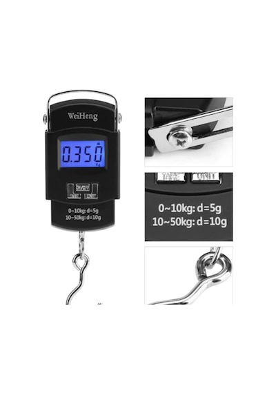 Elektronik Dijital El Kantarı 50 Kg Terazi Tartı 10 Gr Hassas