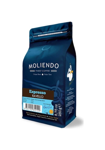 Moliendo Ravello Espresso Blend Çekirdek Kahve 250 G
