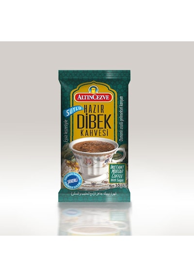 Altıncezve Hazır Dibek Kahvesi Sütlü Şekerli 20 x 10 G