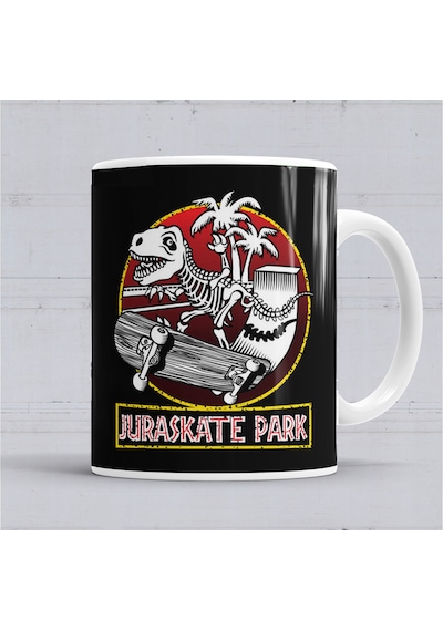 Juraskate Park Kupa Bardak Porselen No36261 Karışık