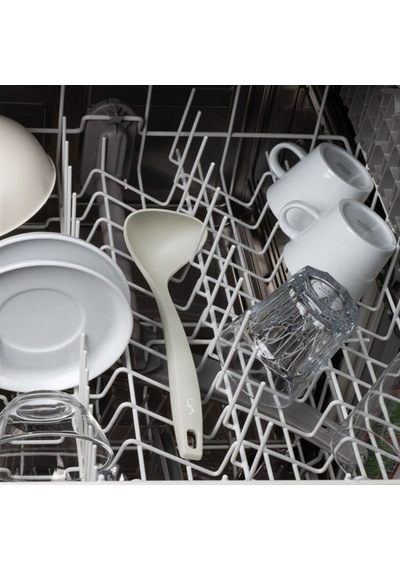 Lurch - Platin Silikon Sos Kepçesi 28 Cm Açık Gri - Yanmaz, Yapışmaz, Bükülmez, Çizmez, Tat Ve Koku Bırakmaz - 240015