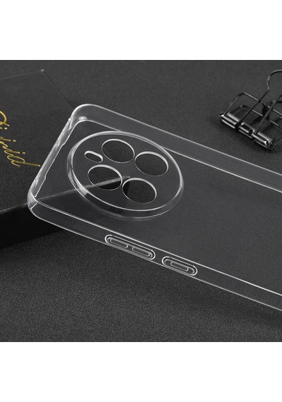 Zore Realme 12 4g Kılıf Msra Süper Silikon Kapak - Şeffaf Şeffaf