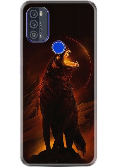 Reeder P13 Blue Max 2021 Kilif Silikon Desen Fire Wolf 1602 523367321
