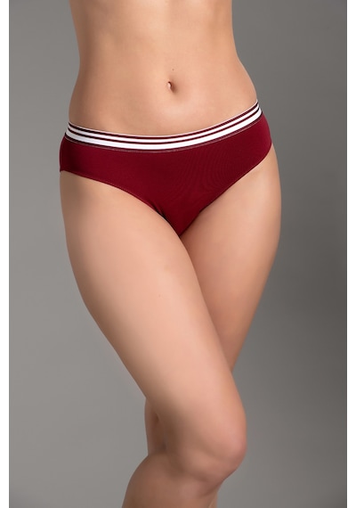 Newbra Kadın Penye Slip Külot - Bordo