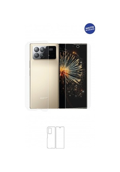 Xiaomi Mix Fold 3 Mat Arka Ve Yan Koruyucu Tpu Film