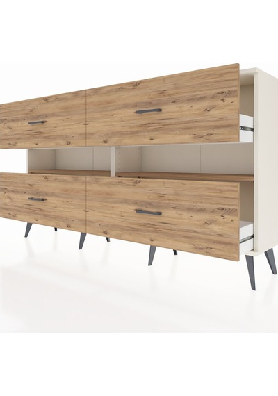 Arges Konsol 2 Raflı 4 Çekmeceli 176x30x99 Aytaşı-çam Atlas Çam/atlas Çam - Aytası Arges Konsol 2 Raflı 4 Çekmeceli 176x30x99 Aytaşı-çam Atlas Çam/atlas Çam - Aytası