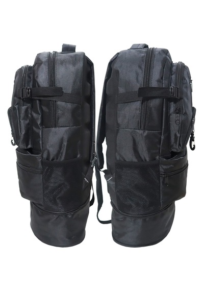 Bag Trend Bt Kamp Çantası 45 Litre Sırt Çantası Körüklü Trekking Outdoor Su Geçirmez 5 Gözlü Astarlı Siyah