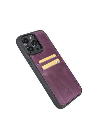 Bouletta Apple İphone 14 Pro Max Uyumlu Deri Arka Kapak Fxcp Cz7