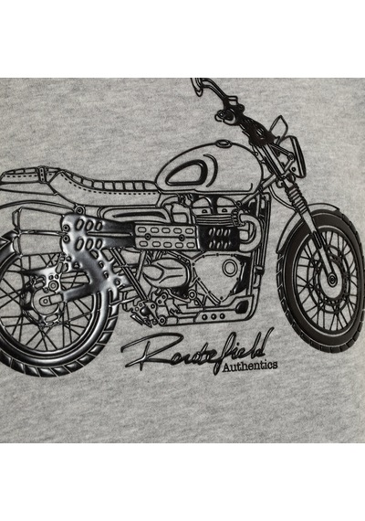 Routefield Erkek Sweatshirt Horst Gri Melanj Gri Gri