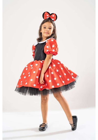 Minnie Kırmızı Renk Taç Kırmızı