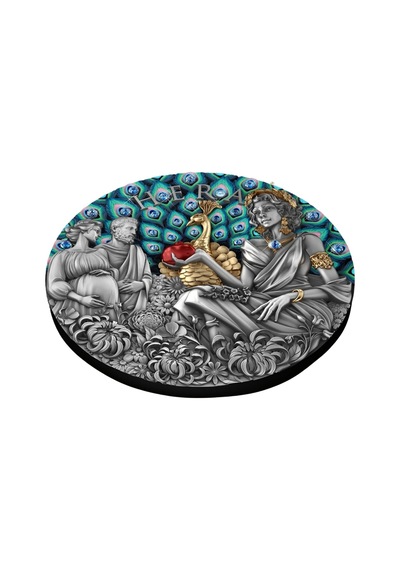 Agakulche Hera Altın Kaplama Gümüş Sikke Coin