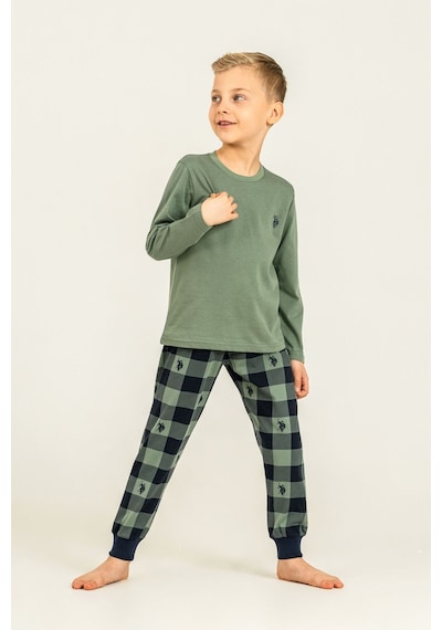 U.S. Polo Assn. Erkek Çocuk Pijama Takımı Baskılı Yeşil Uzun Kol Pijama Takımı Us2647-c-v2 Us2647-c-v2 U.S. Polo Assn. Erkek Çocuk Pijama Takımı Baskılı Yeşil Uzun Kol Pijama Takımı Us2647-c-v2 Us2647-c-v2