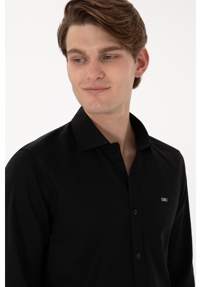 U.s. Polo Assn. Erkek Siyah Gömlek Basic 50298004-vr046 Siyah U.s. Polo Assn. Erkek Siyah Gömlek Basic 50298004-vr046 Siyah