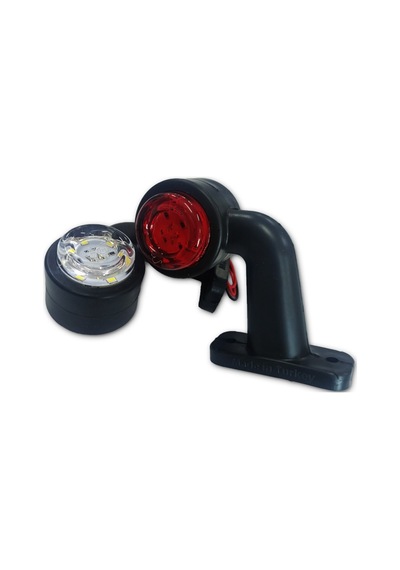 Ahmet Otomotiv 2 Adet Ultra Mini Eğri Takoz 12 Ledli Boynuz Takım N11.11