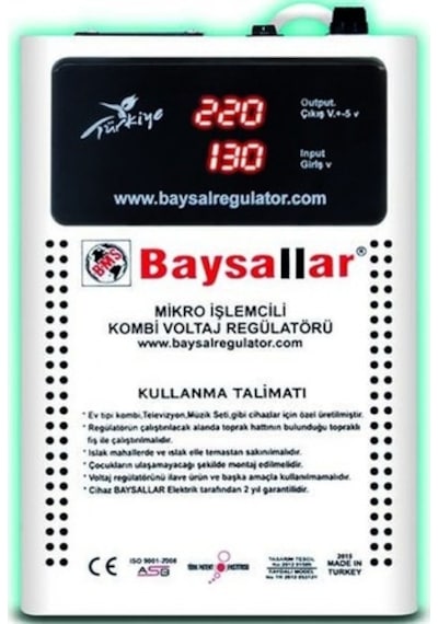 Baysallar Mikro İşlemcili Kombi Voltaj Regülatörü 500V