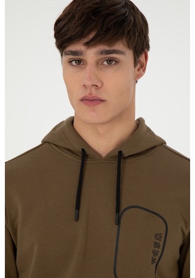 U.s. Polo Assn. Erkek Haki Sweatshirt 50293310-vr027 Haki