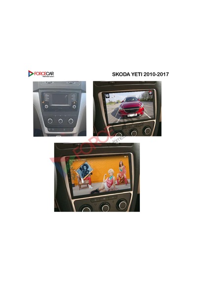 SKODA YETİ ANDROİD MULTİMEDYA 2_32 KABLOSUZ CARPLAY