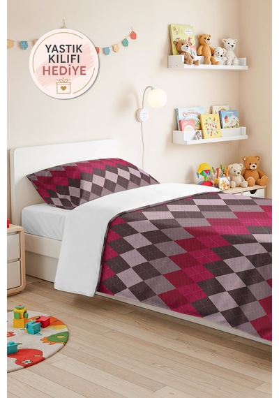 Fuşya Geometrik Retro Genç Odası Tek Kişilik Pike Takımı-bordo Ekose 160x220cm Kapitone Yatak Örtüsü Bulanık Bozkır Akışı Fuşya Geometrik Retro Genç Odası Tek Kişilik Pike Takımı-bordo Ekose 160x220cm Kapitone Yatak Örtüsü Bulanık Bozkır Akışı