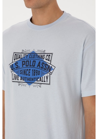 U.S. Polo Assn. U.s. Polo Assn. Erkek Açık Mavi Tişört 50324811-vr003 Acık Mavı