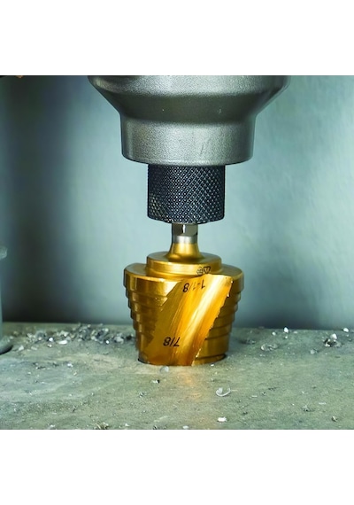 Klein Tools 25951 Elektrikçi Kademeli Matkap Ucu Seti, Spiral Çif