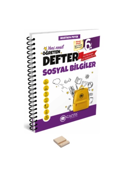 6. Sınıf Sosyal Bilgiler Öğreten Defter Ve Telefon Standı