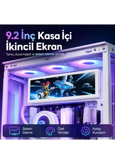 9.2 İnç Kasa İçi Ips Ekran Beyaz Renk