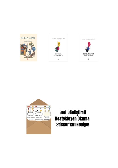 Molla Câmî + Divan Şiirinde İstanbul + Mevlana'nın Rubaileri + Okuma Sticker'ları