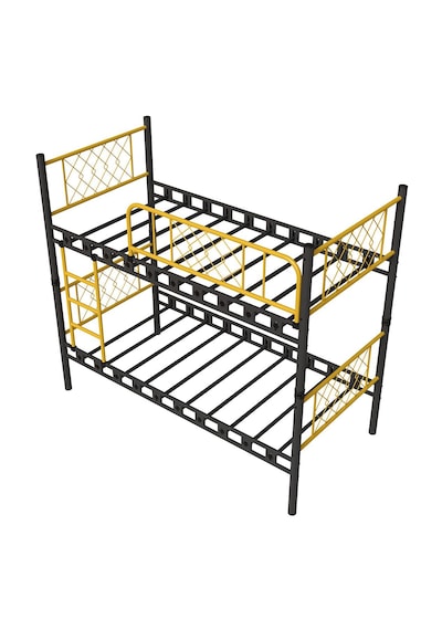 Missidea Metis Genç Çocuk Yatak Odası Metal Ranza Ve Karyola Sarı 90x200 Cm 90 x 200 CM Missidea Metis Genç Çocuk Yatak Odası Metal Ranza Ve Karyola Sarı 90x200 Cm 90 x 200 CM