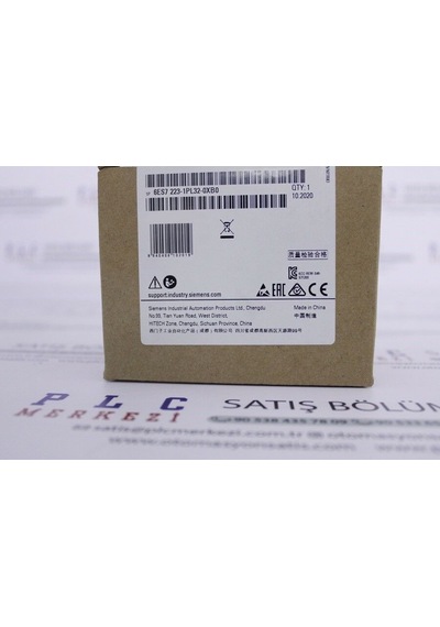 6ES7223-1PL32-0XB0, 6ES7 223-1PL32-0XB0 DIGITAL I/O SM 1223, 16DI/16DO ÜRT.GARANTİLİ