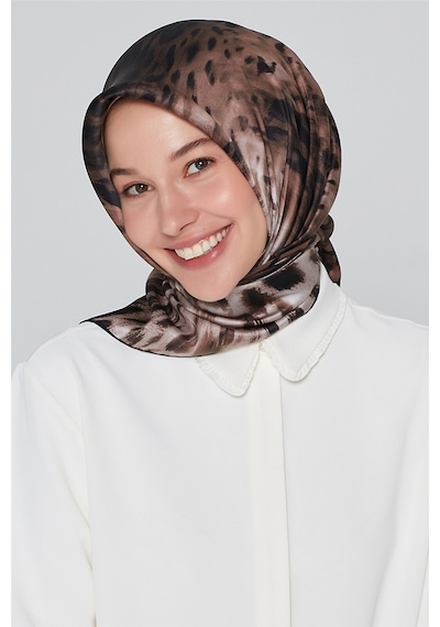 Armine Özel Nostalji Serisi Twill İpek Eşarp 8435D 9