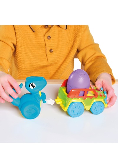 Toomies -toomıes E73251 Tomy Chase & Roll Raptors, Push-geçin, Dinozor Çocukları, Jurassic Dünya, Eğitim Renkleri Ve Ses, Bebek Boys & Girls İçin Oyuncak 12 Ay +, Çok Renkli