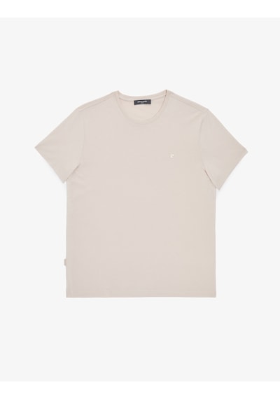Pierre Cardin Erkek Bej Tişört Basic 50325307-vr011