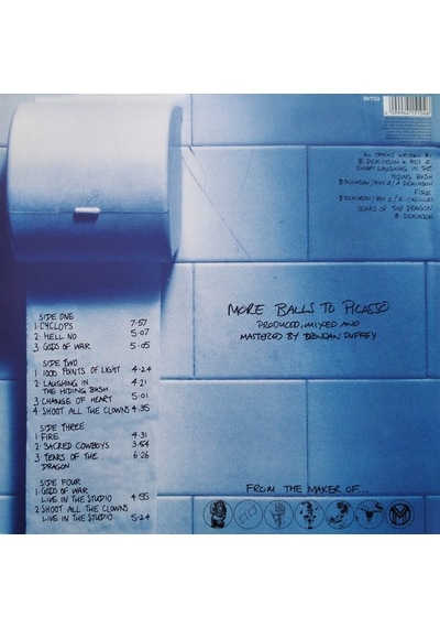 Bruce Dickinson - More Balls To Picasso Colored Vinyl Edition - Plak
