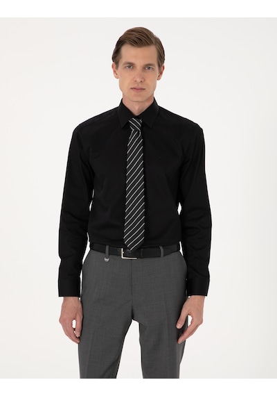Pierre Cardin Erkek Siyah Gömlek Basic 50305127-vr046 Siyah