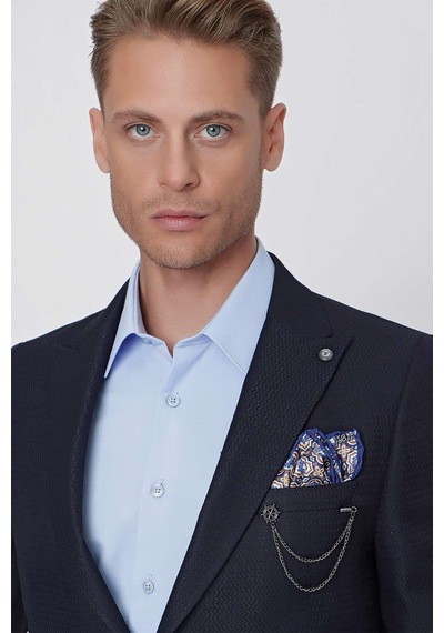 Efor C 630 Slim Fit Lacivert Spor Ceket Lacivert