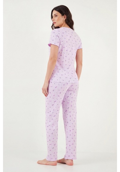 Lela Bayan Pijama Takımı 65770755 Lila LİLA