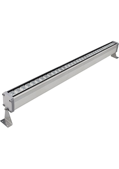 100 Cm Wallwasher Led Bina Dış Duvar Aydınlatma Mavi Işık Gri