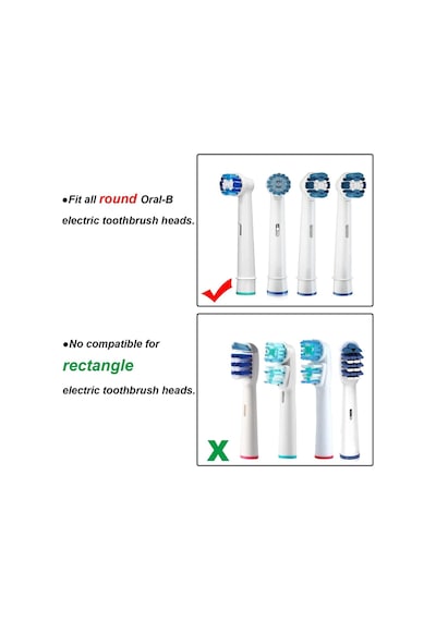 Oral-b Uyumlu Şarjlı Diş Fırçası Ve Elektrikli Diş Fırçası Başlıkları Için Koruma Kapağı 2 Adet