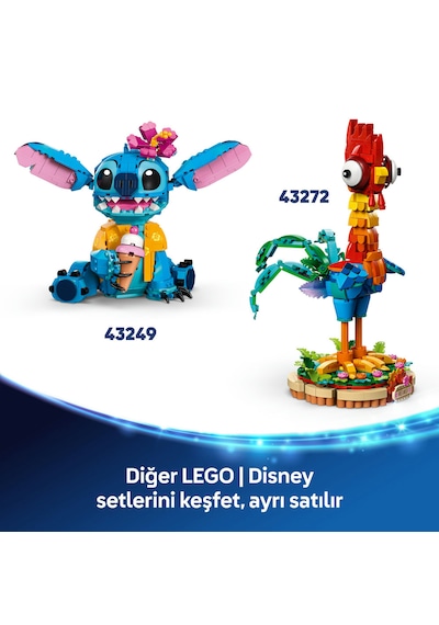 LEGO® ǀ Disney Lilo ve Stiç Plaj Evi 43268 - 9 Yaş ve Üzeri Prenses Seven Çocuklar için Yaratıcı Oyuncak Yapım Seti (834 Parça)