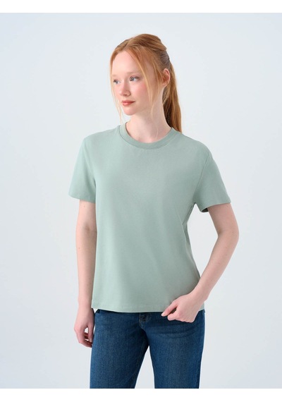 Loft Regular Fit Mint Yeşili Kadın T-shirt Lf2036285 Mint Yeşili