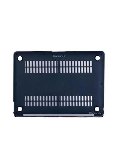 Macbook Air 13 Kılıfı A2337 M1 A2179 A1932 Uyumlu Özel Sanatsal Desenli Hard Case Sert Koruyucu Kapak Mat Yüzey Çizilmeye Dayanıklı Siyah