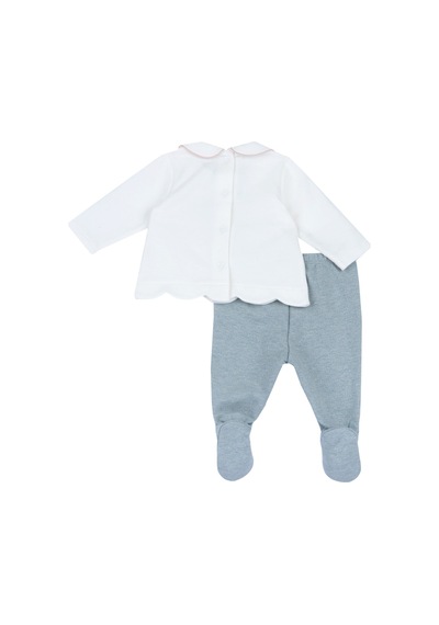 Chicco Takım / Bluz + Tek Alt 09075962000000 000030 Beyaz
